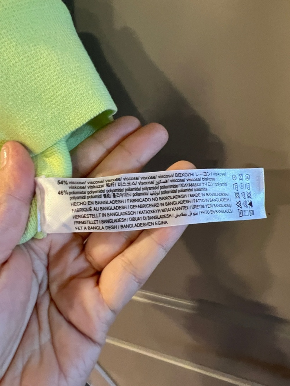 ZARA Neon Lime Ribbed Sleeveless Crop Tank Top - Picture 3 of 6